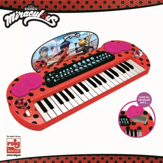 Pian electronic de jucarie MP3 Miraculous Pian electronic de jucarie MP3 Miraculous