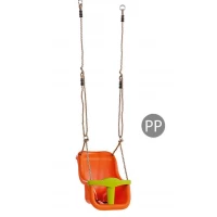 Leagan Baby Seat Luxe Culoare Orange/Lime Green, franghie PP 10