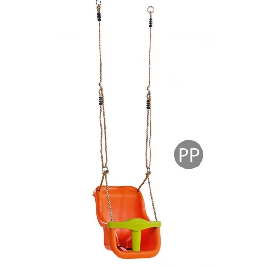 Leagan Baby Seat Luxe Culoare Orange/Lime Green, franghie PP 10 Leagan Baby Seat Luxe Culoare Orange/Lime Green, franghie PP 10