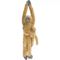 Jucarie plus maimuta care se agata - Langur cu pui