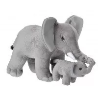 Jucarie plus mama si puiul - Elefant