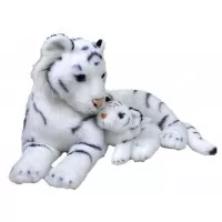 Jucarie plus Mama si Puiul - Tigru Alb