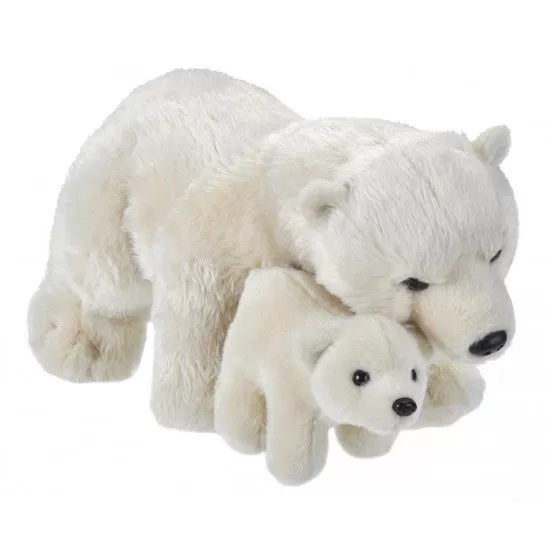 Jucarie plus mama si puiul - Urs Polar Jucarie plus mama si puiul - Urs Polar
