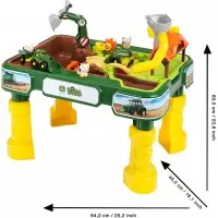 Masuta de joaca cu apa si nisip 2 in 1 - Ferma John Deere