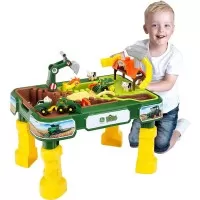 Masuta de joaca cu apa si nisip 2 in 1 - Ferma John Deere
