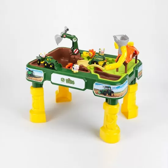 Masuta de joaca cu apa si nisip 2 in 1 - Ferma John Deere Masuta de joaca cu apa si nisip 2 in 1 - Ferma John Deere