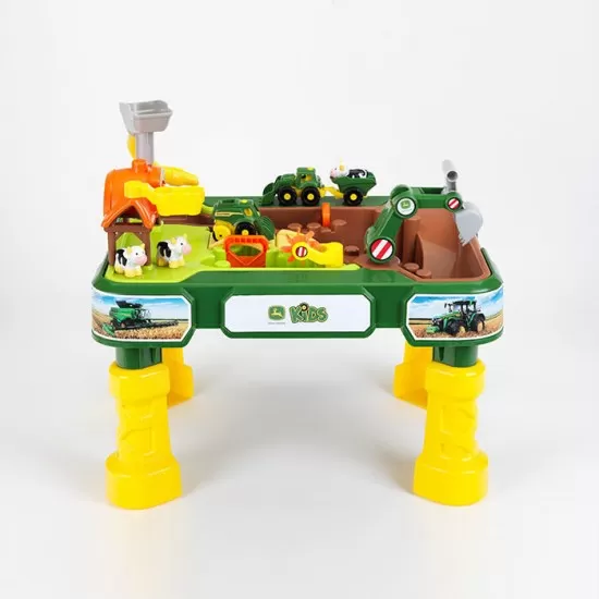Masuta de joaca cu apa si nisip 2 in 1 - Ferma John Deere Masuta de joaca cu apa si nisip 2 in 1 - Ferma John Deere