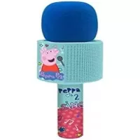 Microfon cu conexiune bluetooth si lumini Peppa Pig