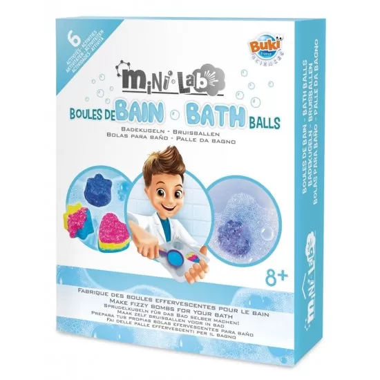Kit Mini Laboratorul de bile de baie - Buki France Kit Mini Laboratorul de bile de baie - Buki France