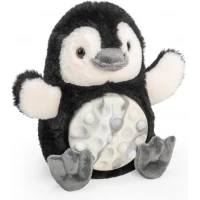 Jucarie plus Mini Pinguin Poppykins Wild Republic 19 cm