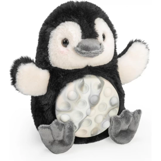 Jucarie plus Mini Pinguin Poppykins Wild Republic 19 cm