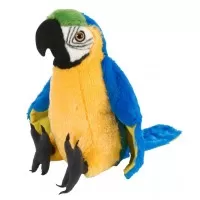 Jucarie plus Papagal Macaw Galben Wild Republic 30 cm