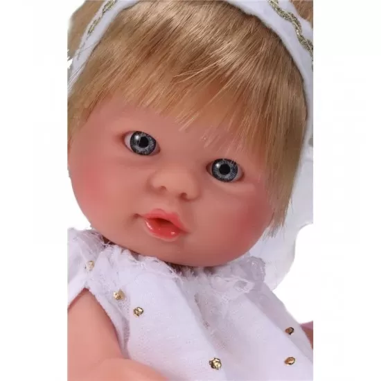 Papusa Bomboncin cu rochita si aripi de ingeras 20 cm Papusa Bomboncin cu rochita si aripi de ingeras 20 cm