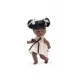 Papusa cu codite Afro 20 cm