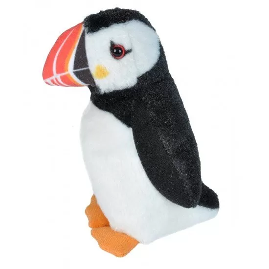 Jucarie plus pasare cu sunet Papagal de Mare 13 cm Jucarie plus pasare cu sunet Papagal de Mare 13 cm