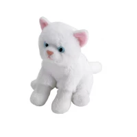Jucarie plus Pisica alba Wild Republic 13 cm