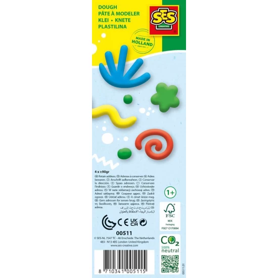 Plastilina Pure 4 Culori