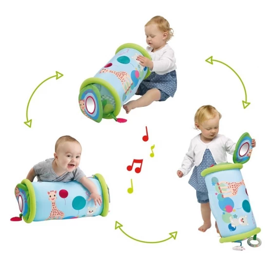 Jucarie bebe gonflabila cu activitati Rollin' Girafa Sophie