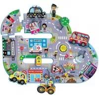 Puzzle cu sunete - Orasul Aglomerat