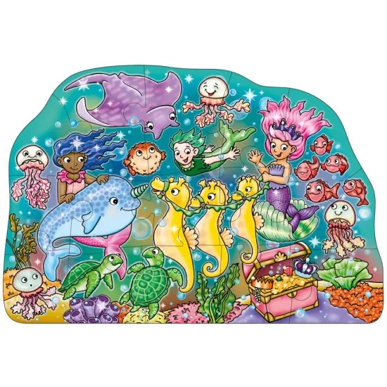 Puzzle de podea Distractia Sirenelor 15 piese Puzzle de podea Distractia Sirenelor 15 piese