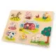 Puzzle lemn Ferma 9 piese Puzzle lemn Ferma 9 piese