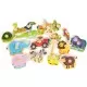 Puzzle lemn Safari 17 piese Puzzle lemn Safari 17 piese
