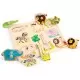 Puzzle lemn Safari 9 piese Puzzle lemn Safari 9 piese