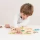 Puzzle lemn Safari 9 piese Puzzle lemn Safari 9 piese