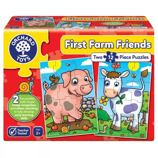 Puzzle Primii Prieteni de la Ferma 12 piese Puzzle Primii Prieteni de la Ferma 12 piese