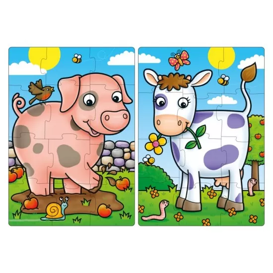 Puzzle Primii Prieteni de la Ferma 12 piese Puzzle Primii Prieteni de la Ferma 12 piese