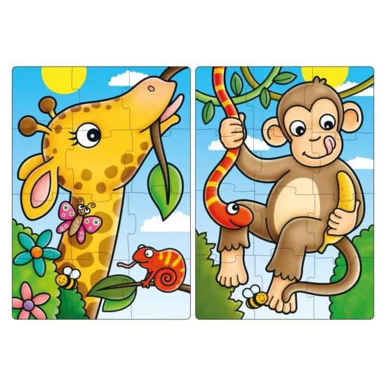 Puzzle Primii Prieteni din Jungla 12 piese Puzzle Primii Prieteni din Jungla 12 piese