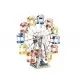 Set constructie Roata Mare - 1200 piese Set constructie Roata Mare - 1200 piese