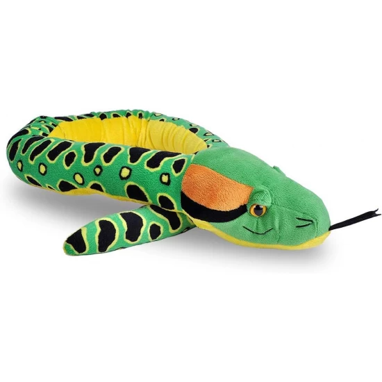 Jucarie plus Sarpe Anaconda verde inchis Wild Republic 137 cm Jucarie plus Sarpe Anaconda verde inchis Wild Republic 137 cm