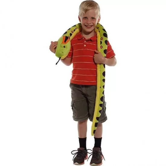 Jucarie plus sarpe Anaconda verde Wild Republic 137 cm Jucarie plus sarpe Anaconda verde Wild Republic 137 cm