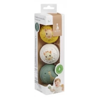Set 3 bile muzicale pentru bebelusi Girafa Sophie