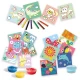 Set 3 in 1 de pictat cu degetul, de colorat si de lipit Set 3 in 1 de pictat cu degetul, de colorat si de lipit
