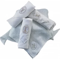 Set 4 scutece din bumbac 70x70 cm Girafa Sophie