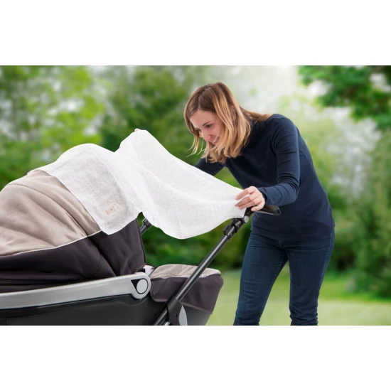 Set 4 scutece din bumbac 70x70 cm Girafa Sophie