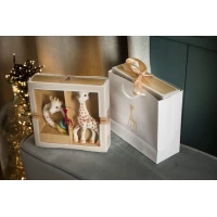 Set Cadou SOPHIEsticat cu Girafa Sophie si inel de dentitie Colo'Rings