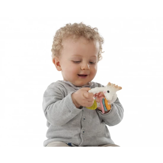 Set Cadou SOPHIEsticat cu Girafa Sophie si inel de dentitie Colo'Rings