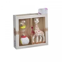 Set Cadou SOPHIEsticat cu Girafa Sophie si Zornaitoare Maracas Sophie