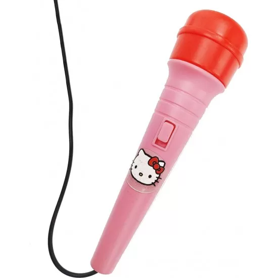 Set chitara si microfon roz Hello Kitty Set chitara si microfon roz Hello Kitty
