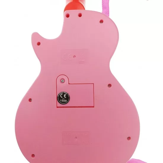 Set chitara si microfon roz Hello Kitty Set chitara si microfon roz Hello Kitty
