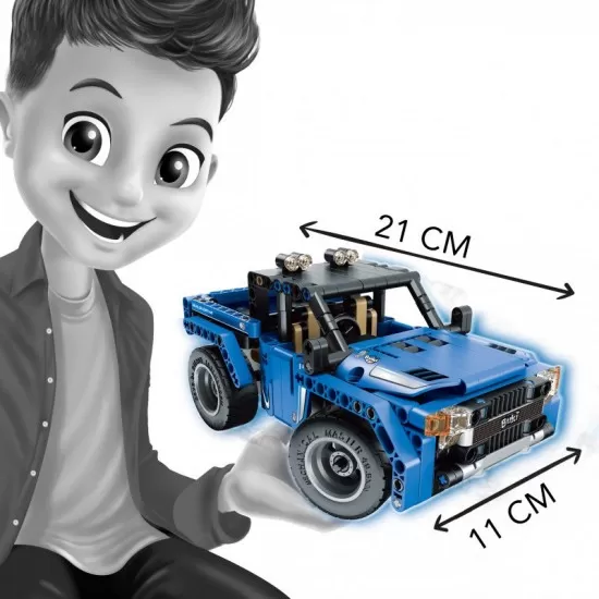 Set constructie vehicul de teren 4x4 cu radiocomanda 353 piese Set constructie vehicul de teren 4x4 cu radiocomanda 353 piese
