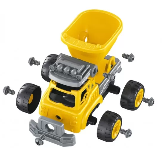 Set constructie - Camion autobasculanta si excavator cu telecomanda Set constructie - Camion autobasculanta si excavator cu telecomanda