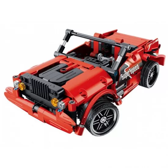 Set constructie Masina Sport cu radiocomanda 351 piese Set constructie Masina Sport cu radiocomanda 351 piese
