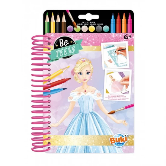 Set fashion designer pentru copii - Deseneaza rochii printese Set fashion designer pentru copii - Deseneaza rochii printese