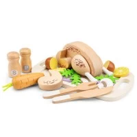 Set de joaca lemn - Pui la cuptor Woet