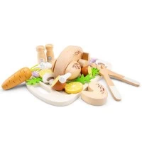 Set de joaca lemn - Pui la cuptor Woet