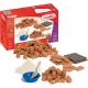 Set de constructie sortiment de caramizi cu mortar si accesorii Teifoc